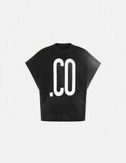 Unisex Letter Print T-Shirt – Oversized Loose Fit Summer Streetwear, Breathable Casual Short Sleeve Tee