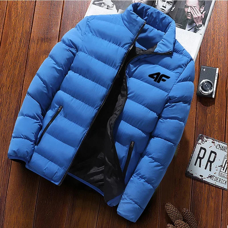 Men’s Waterproof Winter Jacket – Warm Windbreaker Coat, Casual Zip-Up Outdoor Jacket
