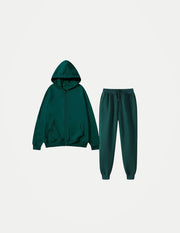 Unisex Winter Sportswear Set – Warm Hooded Zipper