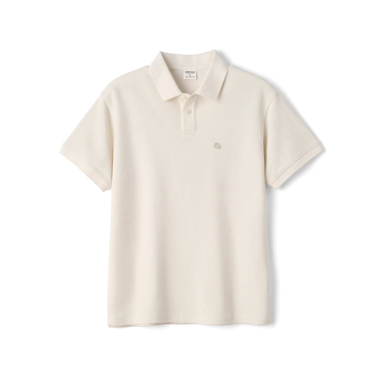 SIMWOOD Men’s Summer Oversized Polo – Breathable Moisture-Wicking Casual Tee