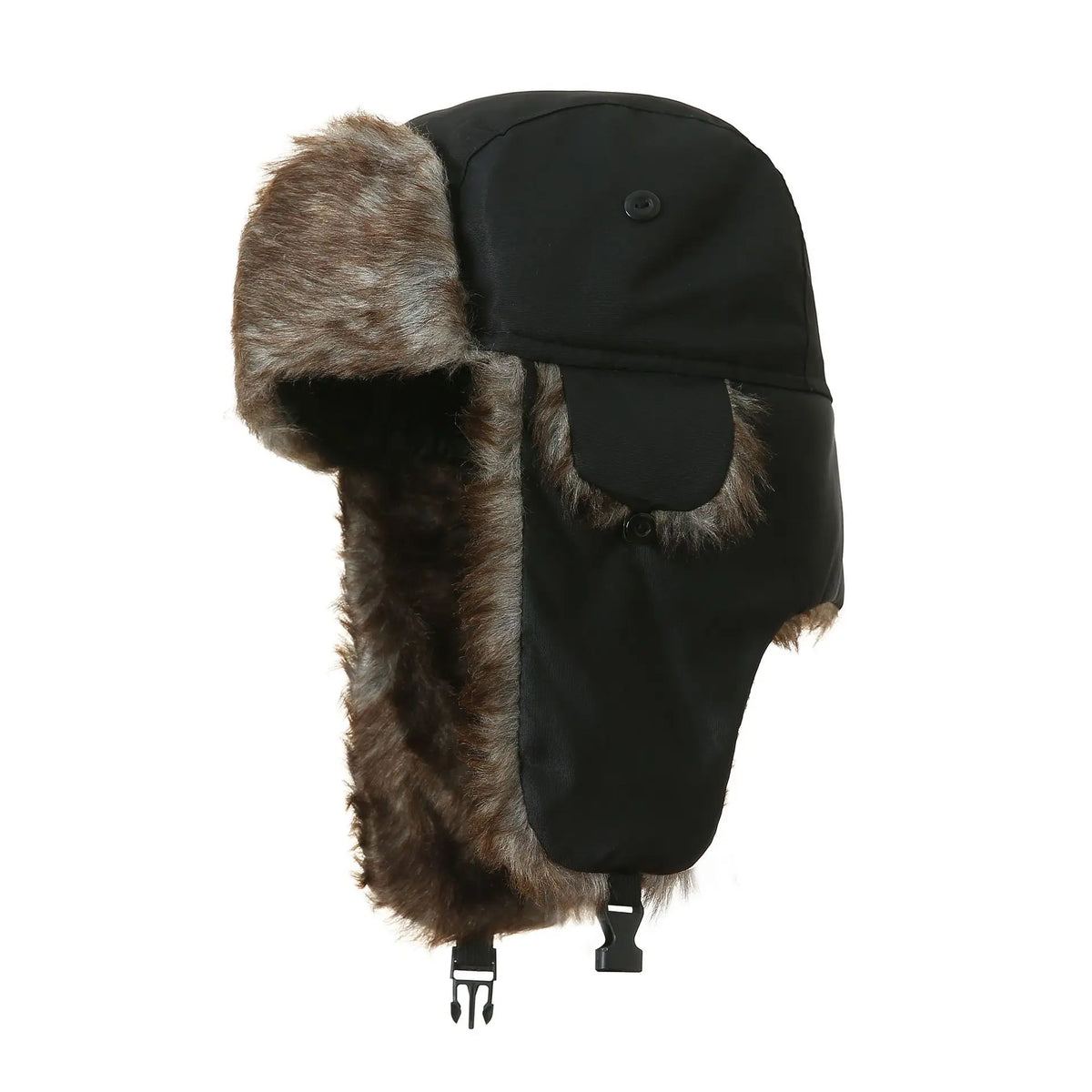 Men’s Winter Trapper Hat – Warm Ushanka Earflap Cap, Russian-Style Cold Weather Hat