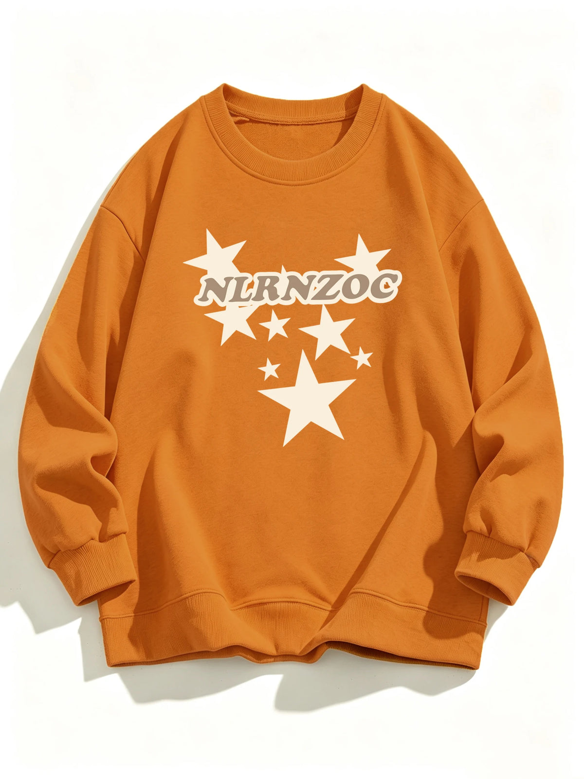 Women’s Star Graphic Sweatshirt – Long Sleeve Cartoon Streetwear Top