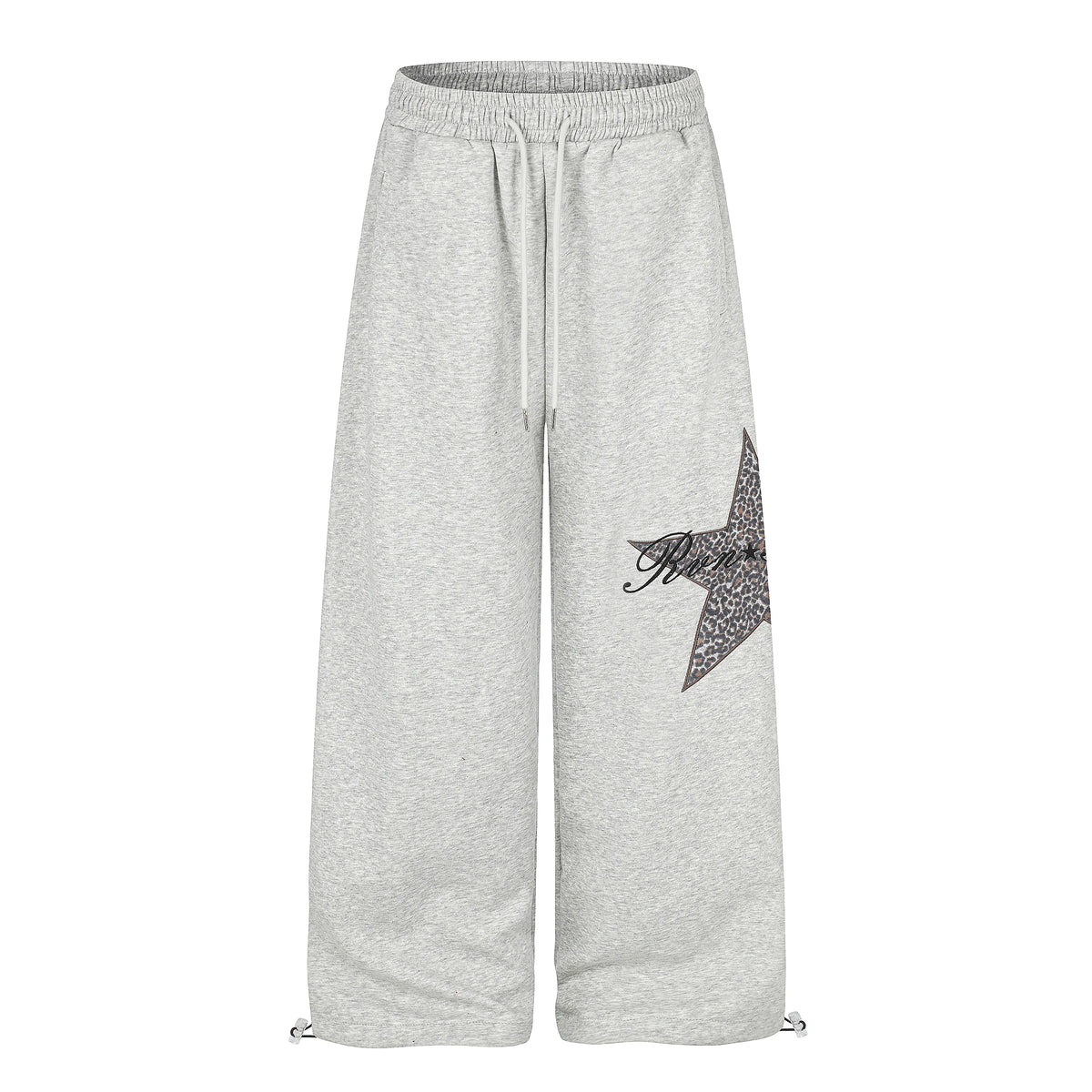 Women’s Embroidered Wide-Leg Pants – Loose Straight-Leg Trousers | American High-Street Casual Style