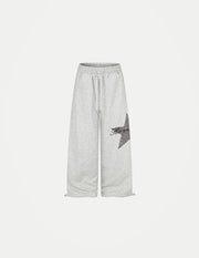 Women’s Embroidered Wide-Leg Pants – Loose Straight-Leg Trousers | American High-Street Casual Style