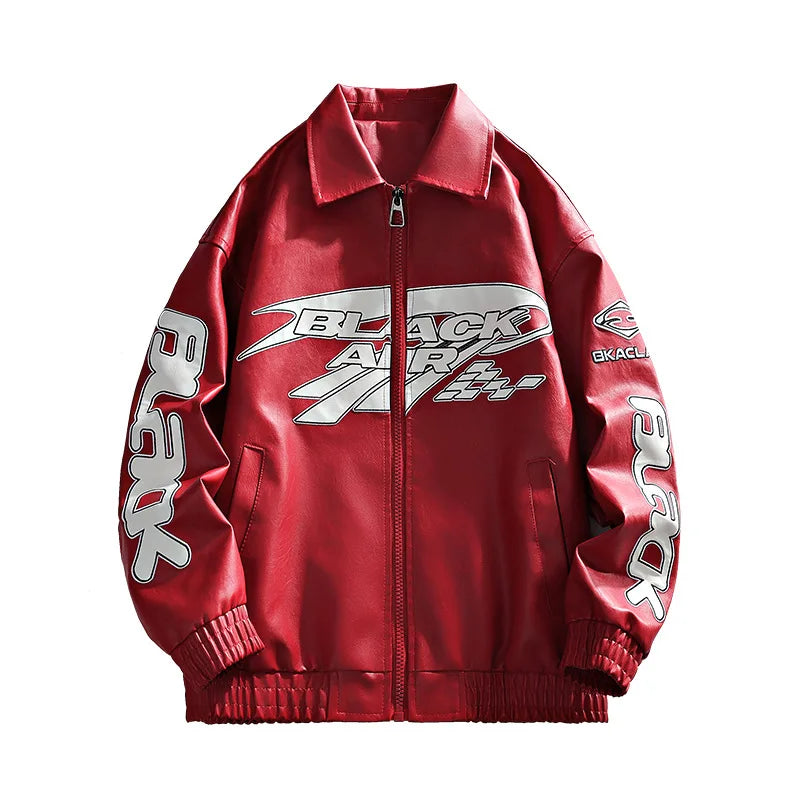 Men’s 2026 PU Leather Jacket – Spring/Summer Motorcycle Biker Coat, Trendy Asian Fit