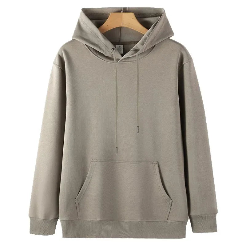 Men’s 320G Cotton Hoodie – Casual Long Sleeve Streetwear Sweatshirt