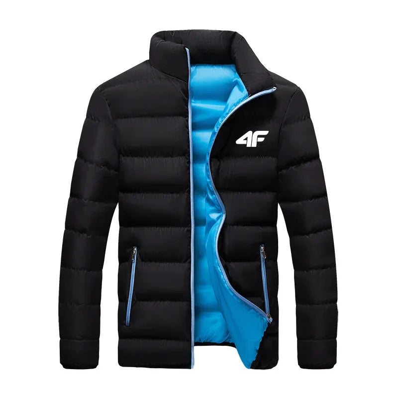 Men’s Waterproof Winter Jacket – Warm Windbreaker Coat, Casual Zip-Up Outdoor Jacket