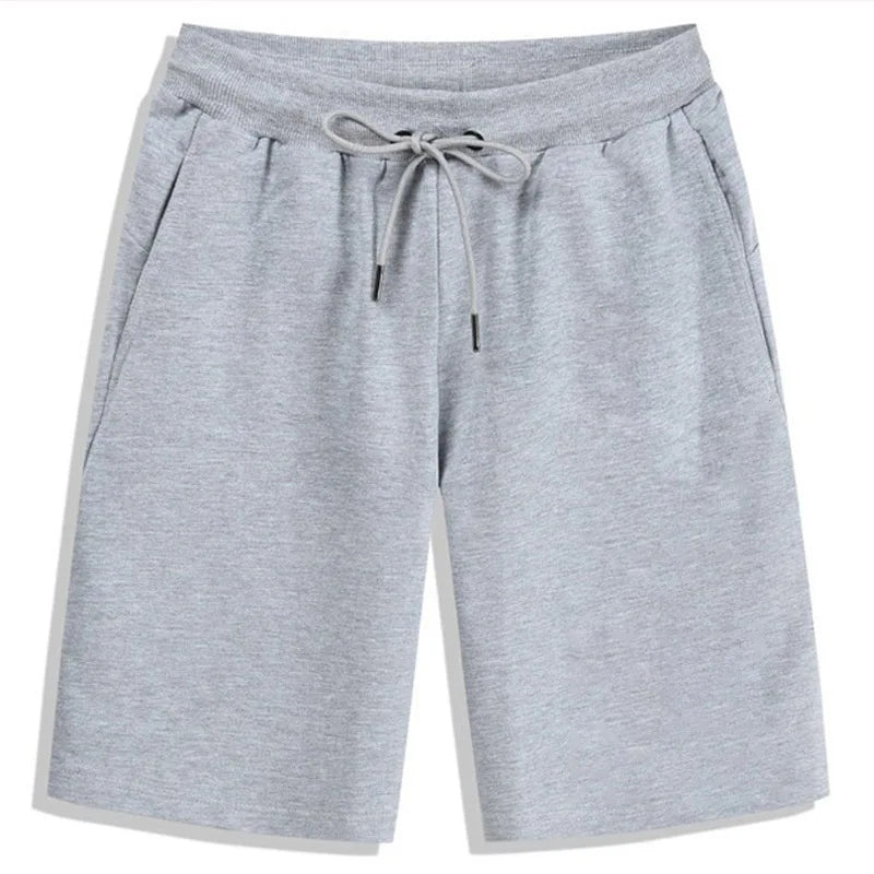 Men’s Casual Sports Shorts – Elastic Drawstring Jogger Shorts