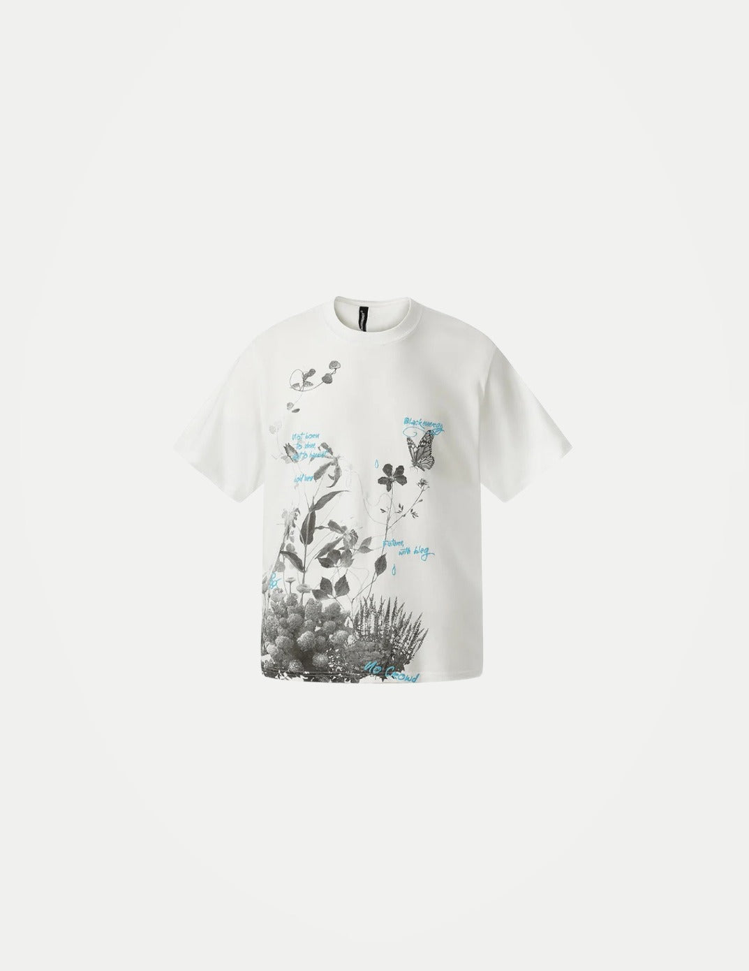 Unisex Floral Print T-Shirt – Loose Fit Cotton Casual Short Sleeve Top