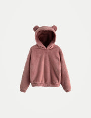 Women’s Rabbit Ear Hoodie – Cute Plush Warm Sweatshirt | Autumn & Winter