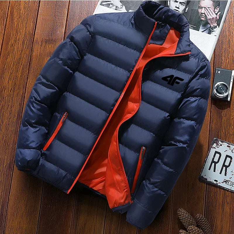 Men’s Waterproof Winter Jacket – Warm Windbreaker Coat, Casual Zip-Up Outdoor Jacket