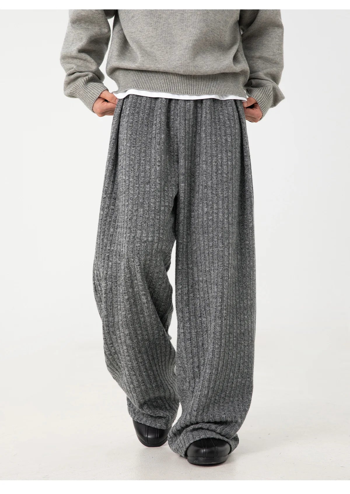 Korean Style Men’s Casual Pants – Wide Leg Streetwear
