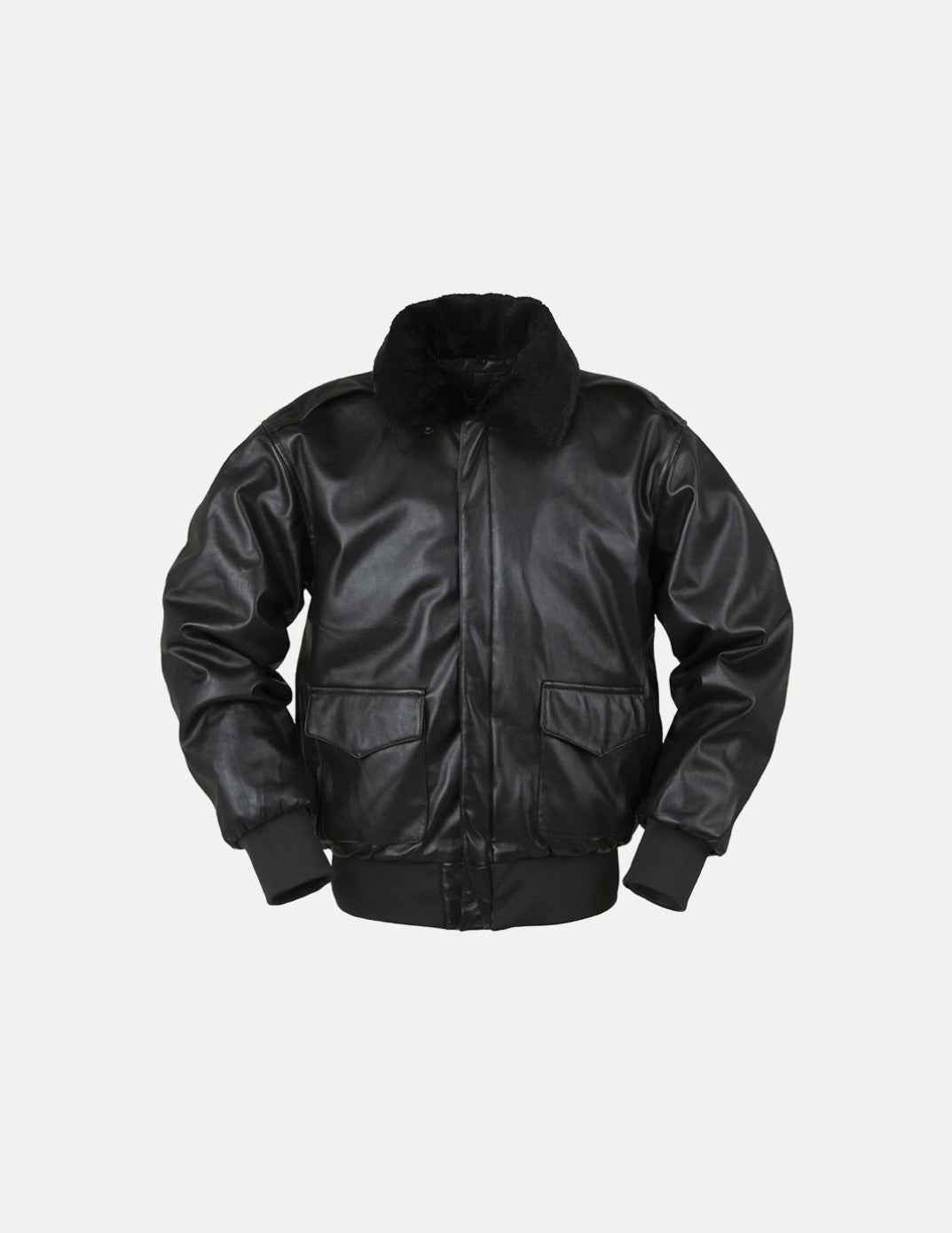 Men’s PU Leather Bomber Jacket – Vintage Aviator Flight Coat | Winter Padded Motorcycle & Military-Inspired Outerwear