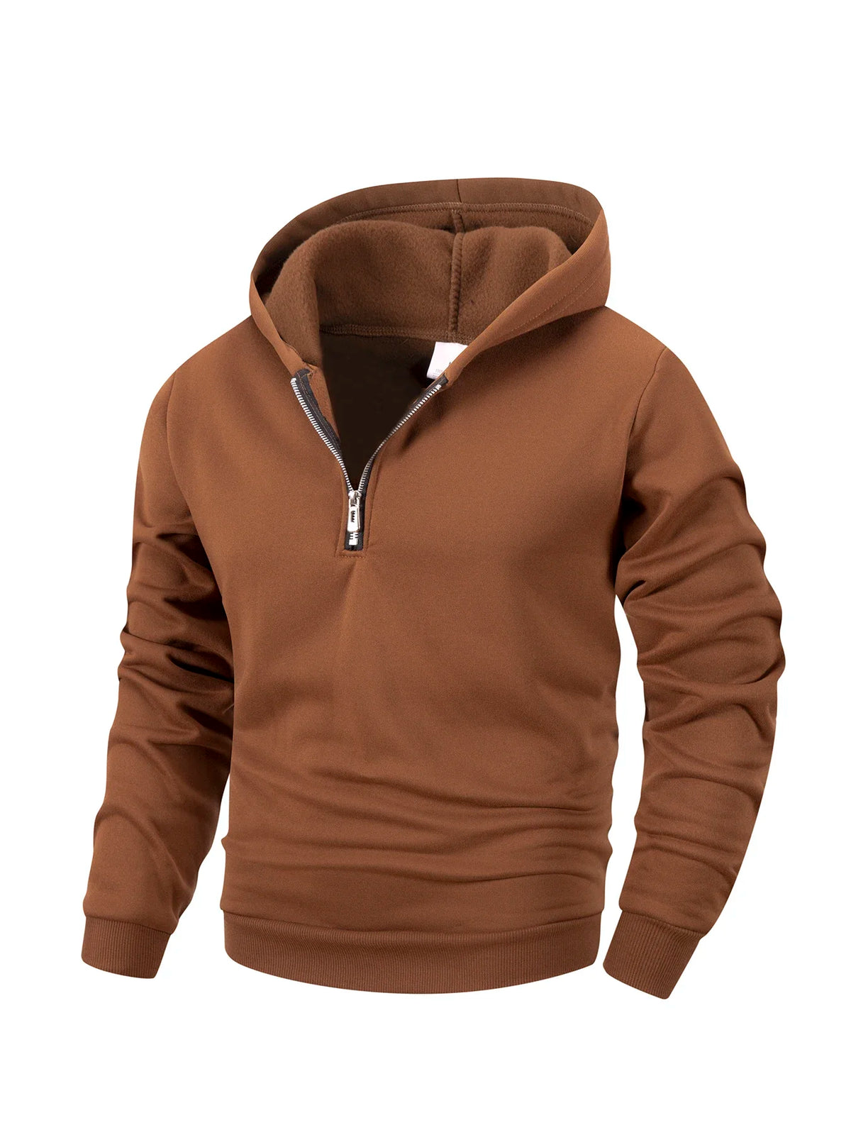 Men’s Half-Zip Hoodie – Loose Fit Long Sleeve Sweatshirt | Autumn Casual Pullover