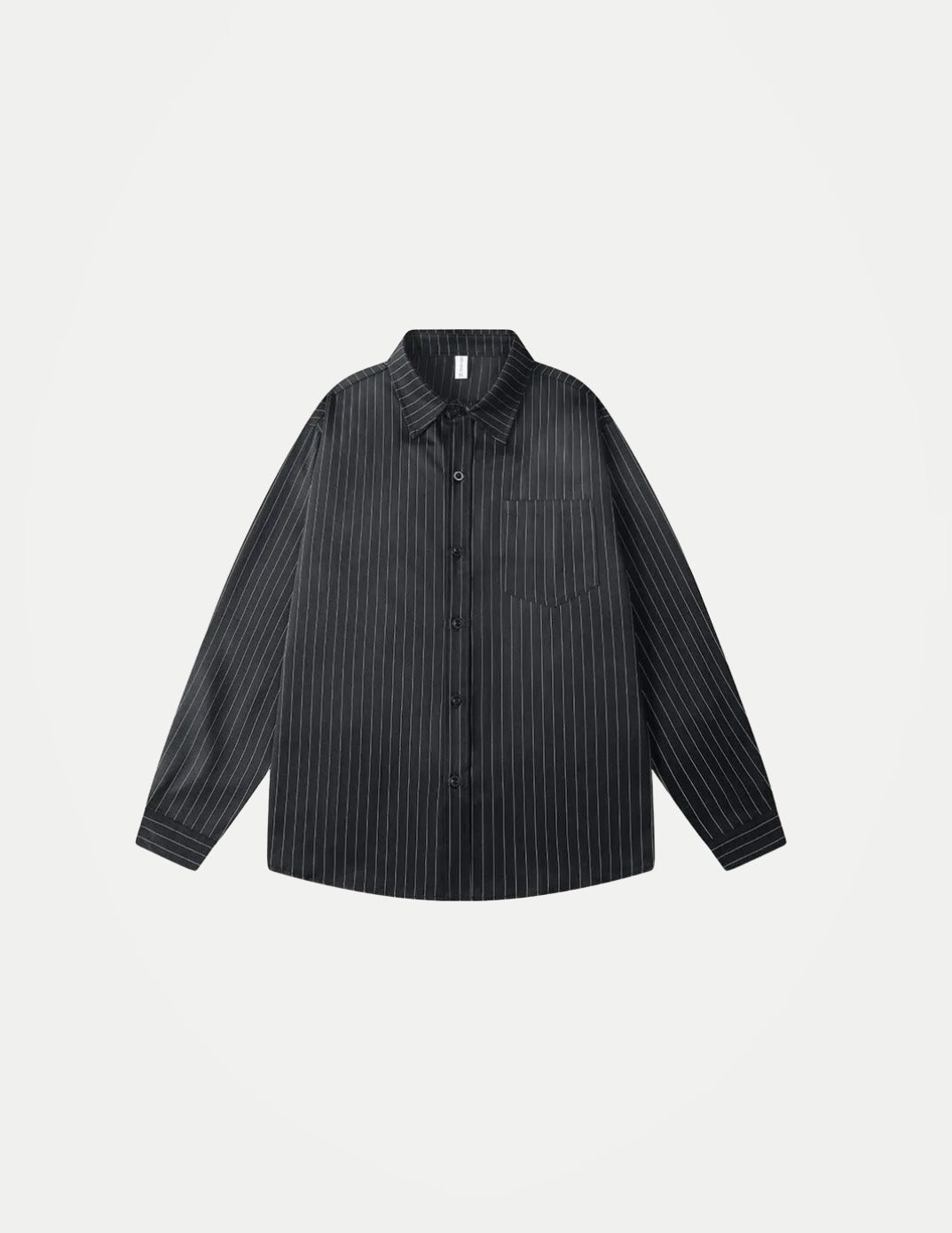 Men’s Striped Casual Shirt – Loose-Fit Long-Sleeve Button-Up | Stylish Spring & Autumn Everyday Wear