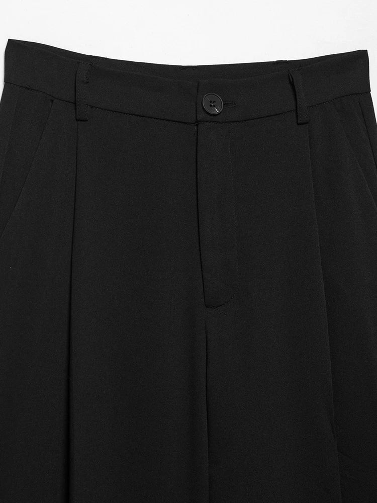 Women’s High Waist Straight Leg Office Pants