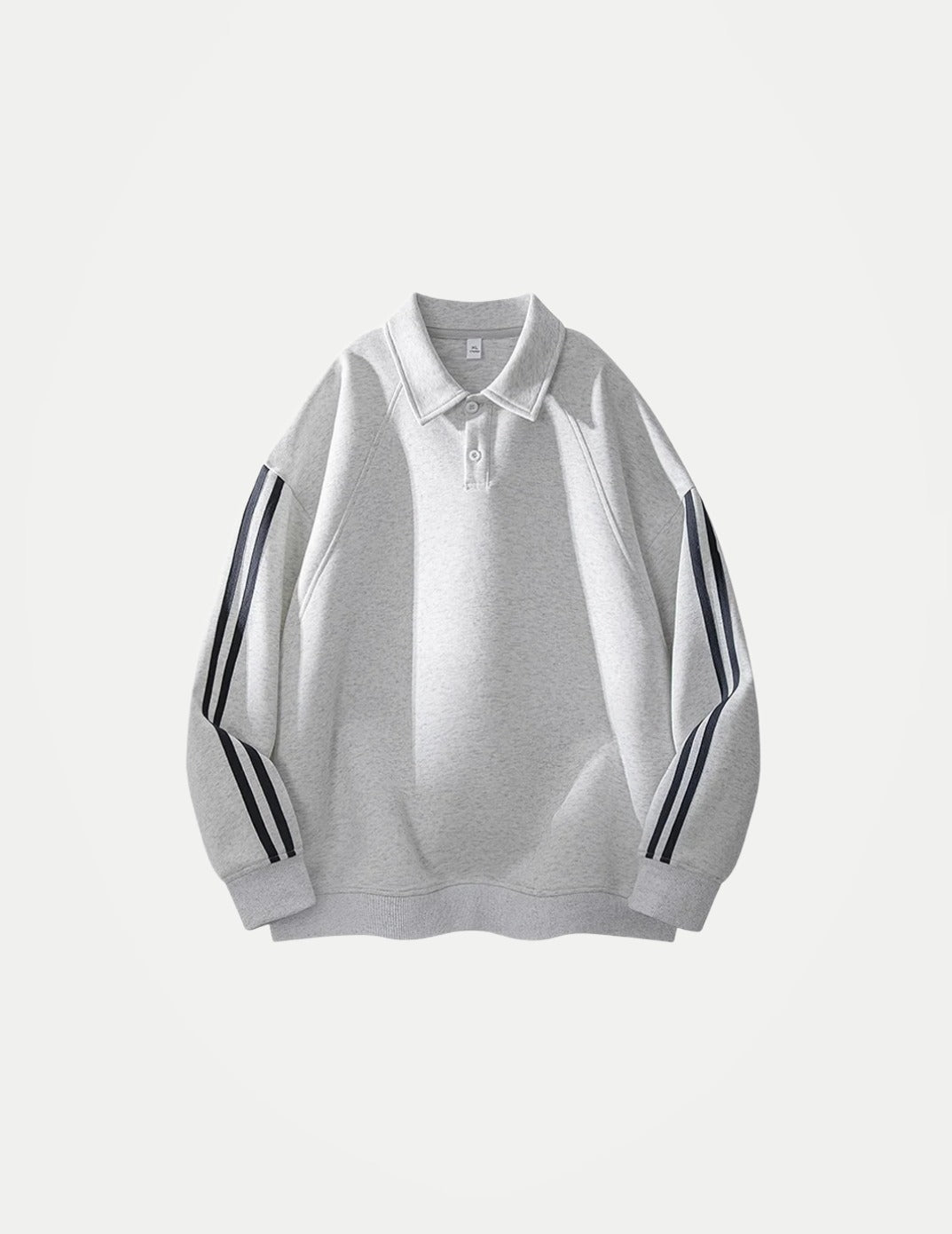 Men’s Striped Patchwork Sweatshirt – Cotton Pullover | Casual Fall Streetwear