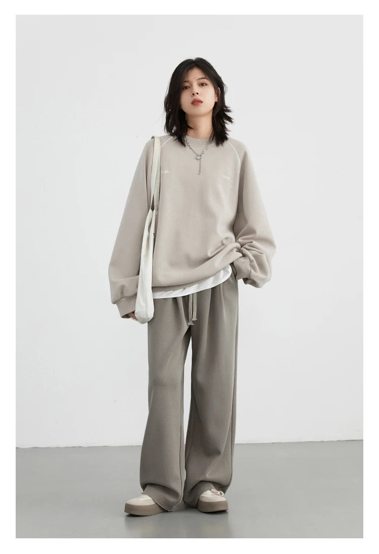 CHIC VEN Women’s High-Waist Pants – Loose Drawstring Casual Trousers
