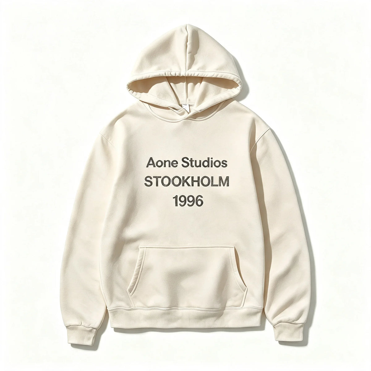 Unisex Vintage Distressed Print Hoodie – Retro Text Graphic Pullover Sweatshirt, Casual Streetwear Top