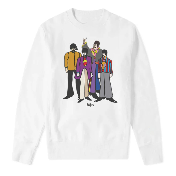 Unisex Beatles Lennon Hoodie – Loose-Fit Casual Pullover Sweatshirt, Stylish Streetwear Top for Men & Women