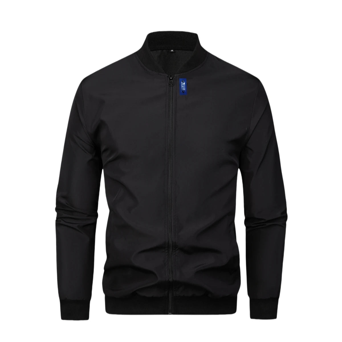 Men's Baseball Collar Solid Colour Jacket – Lightweight Business-Casual Short Coat for Spring & Autumn