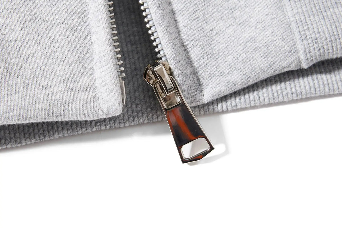 Women’s Camouflage Zip-Up Hoodie – Vintage Letter Embroidery Cropped Sweatshirt | Loose Casual Streetwear Jacket