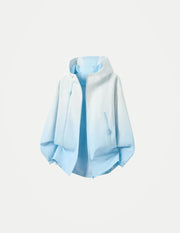 Unisex Gradient Hooded Windbreaker Jacket – Loose-Fit Waterproof & Windproof Outdoor Casual Coat
