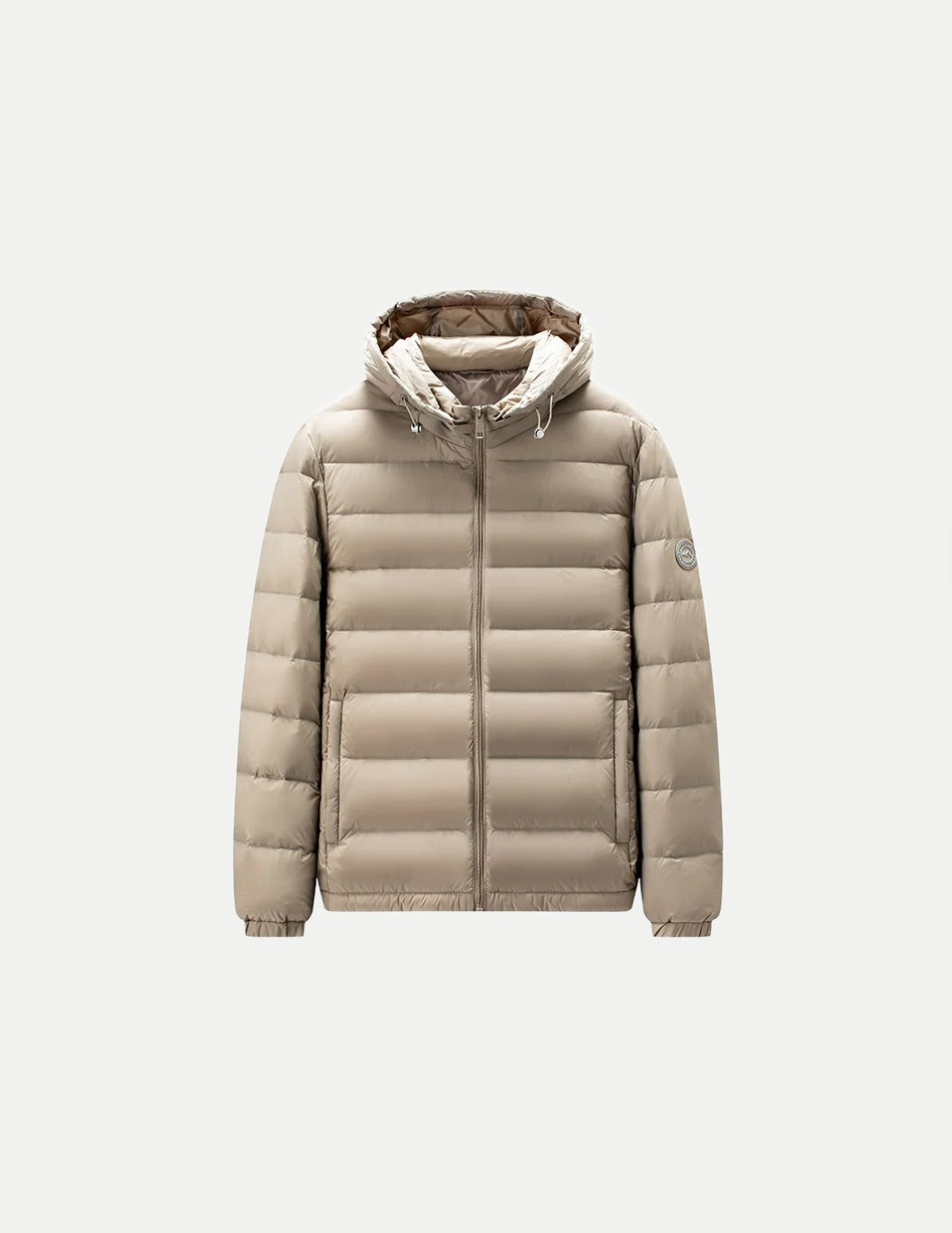 Premium 90% Duck Down Winter Jacket – Detachable Hood, Warm Solid-Color Versatile Puffer Coat for Autumn & Winter