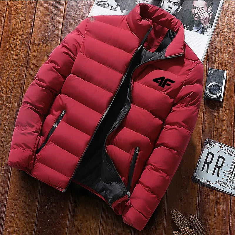 Men’s Waterproof Winter Jacket – Warm Windbreaker Coat, Casual Zip-Up Outdoor Jacket