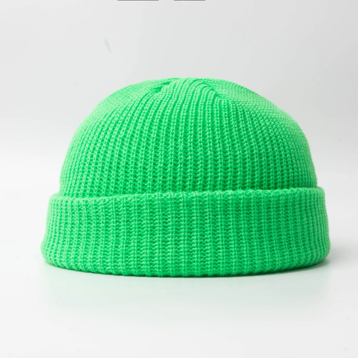 Women’s Y2K Gothic Beanie – Winter Knit Skull Cap with Metal Ring Detail, Harajuku Hip Hop Streetwear Hat