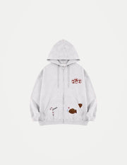 Women’s Y2K Fish Print Hoodie – Oversized K-Pop Streetwear Pullover Sweatshirt, Casual Loose Fit