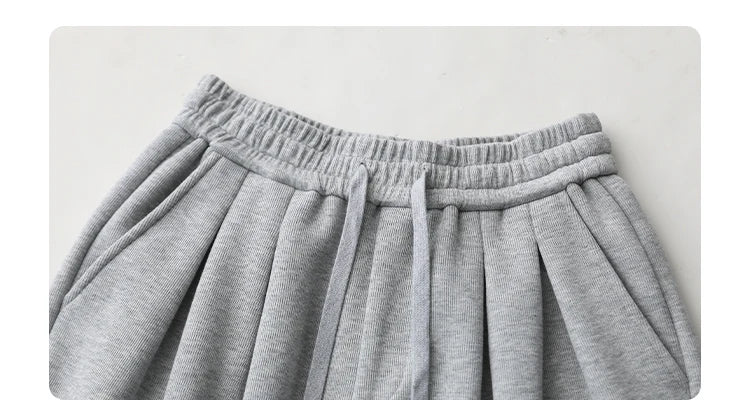 CHIC VEN Women’s High-Waist Pants – Loose Drawstring Casual Trousers
