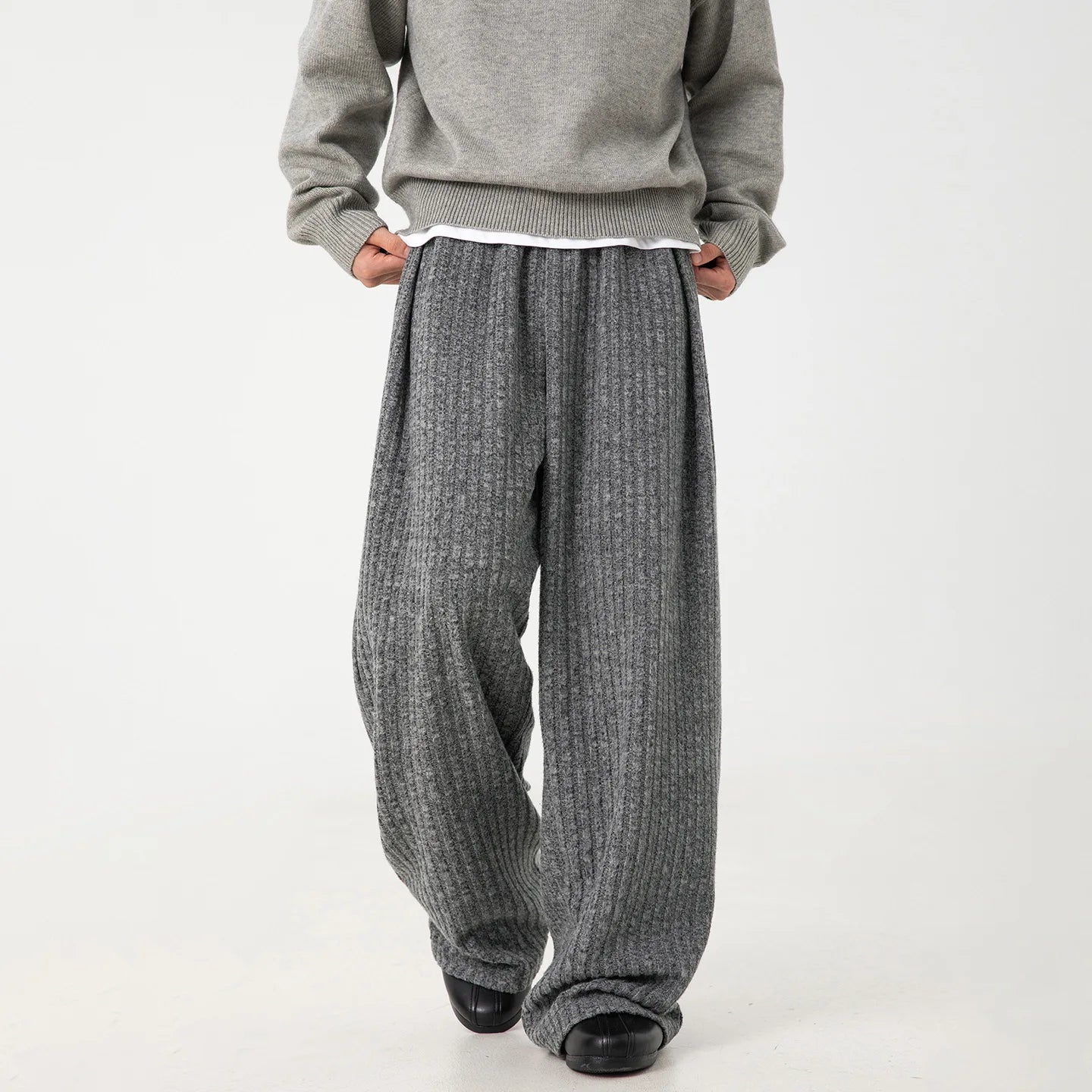 Korean Style Men’s Casual Pants – Wide Leg Streetwear
