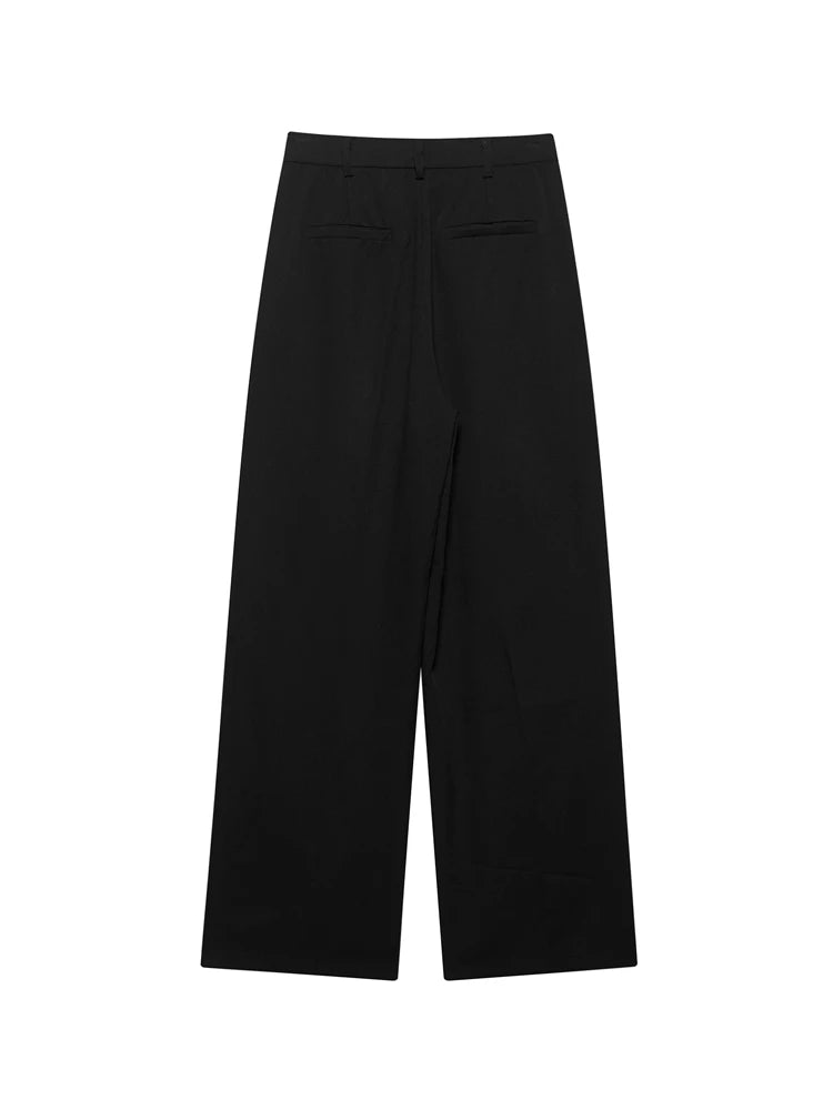 Women’s High Waist Straight Leg Office Pants