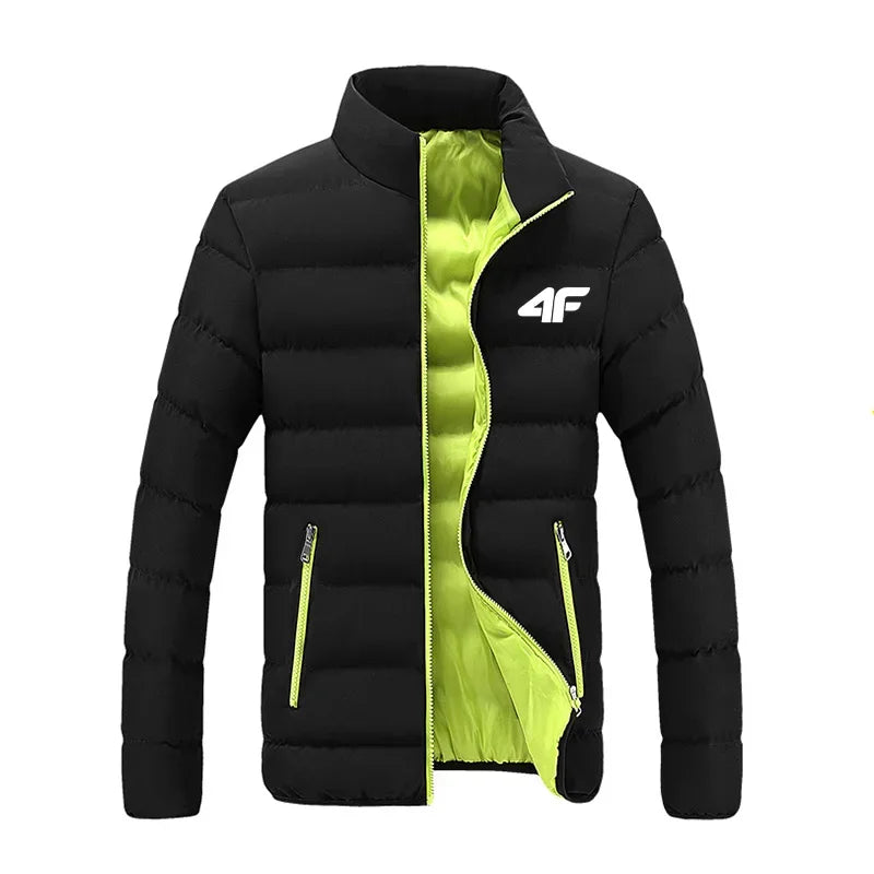 Men’s Waterproof Winter Jacket – Warm Windbreaker Coat, Casual Zip-Up Outdoor Jacket