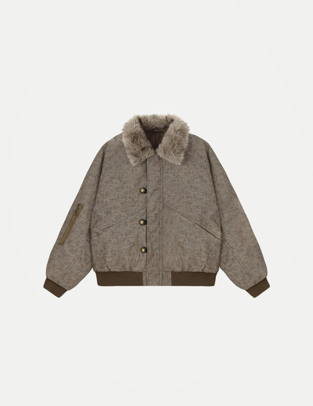 Men’s Winter Padded Jacket – Warm Fur Collar Parka, Oversized Vintage Harajuku Hip Hop Streetwear Coat