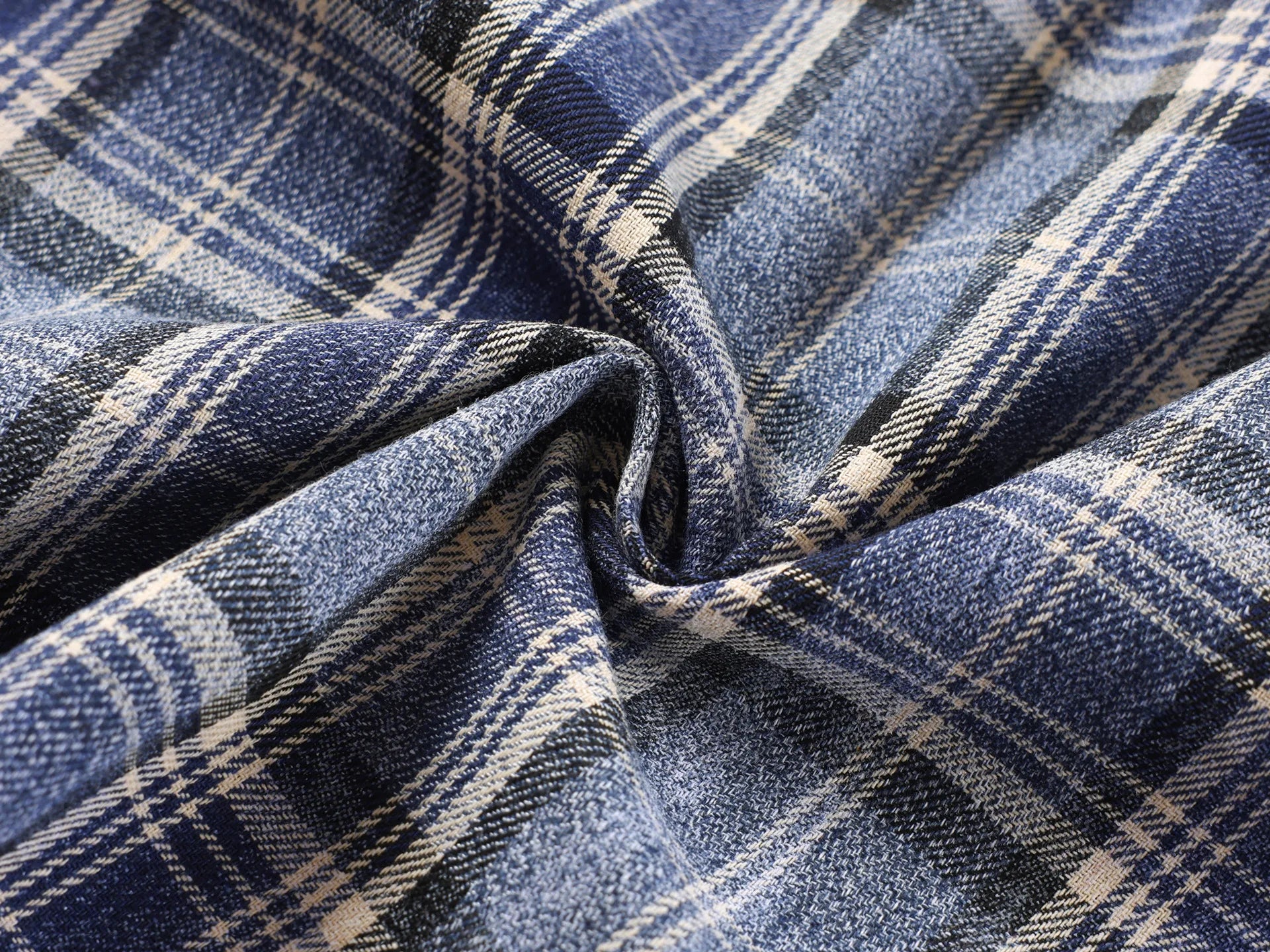 Men's American Style Plaid Shirt – High Street Casual Long Sleeve Top
