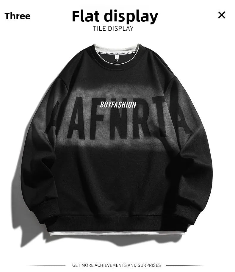 Trendy Brand Men's round Neck Printed Sweatshirt New Arrival