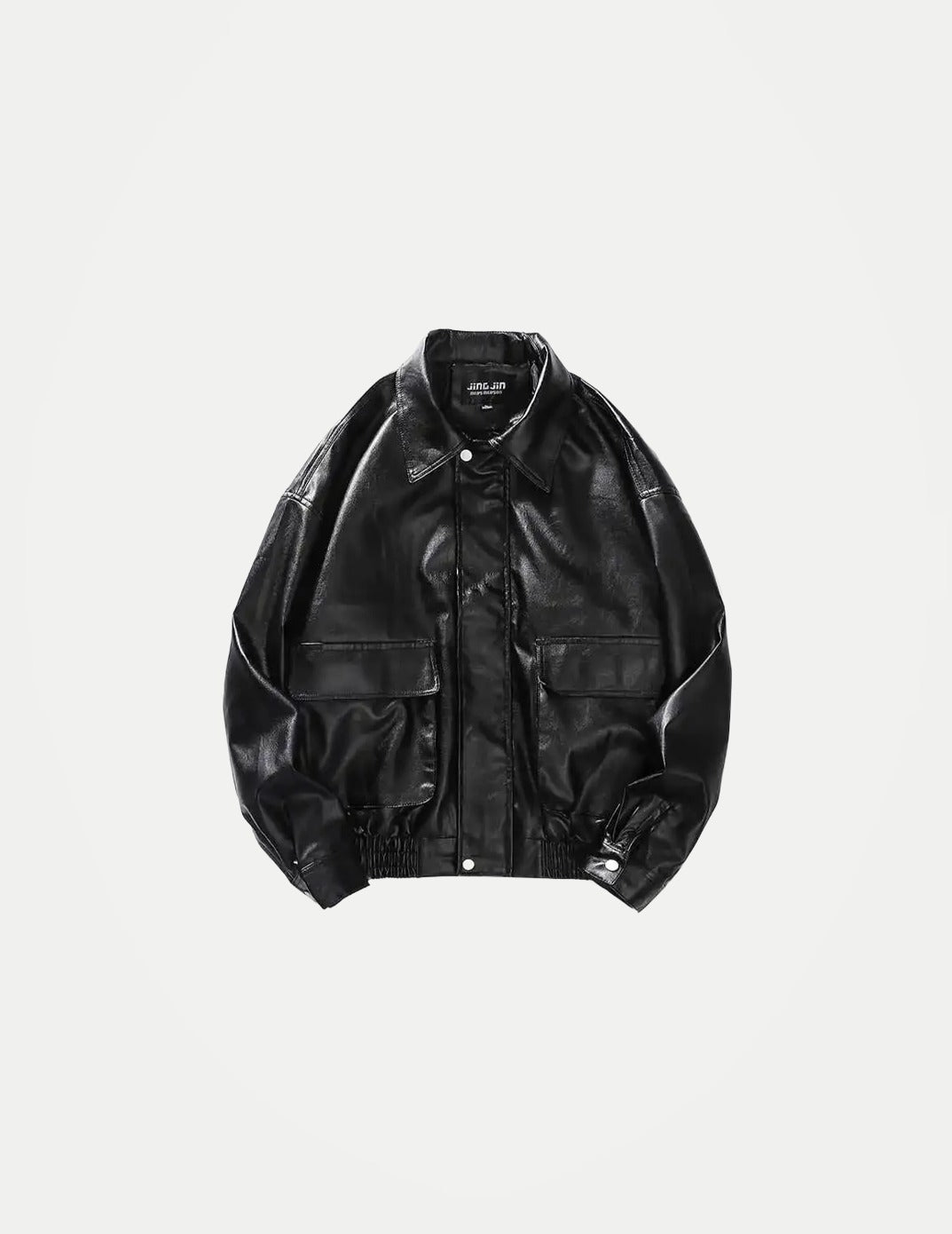 Women’s Oversized PU Leather Jacket – Vintage Goth Motorcycle Coat | Y2K-Inspired Autumn & Winter Outerwear