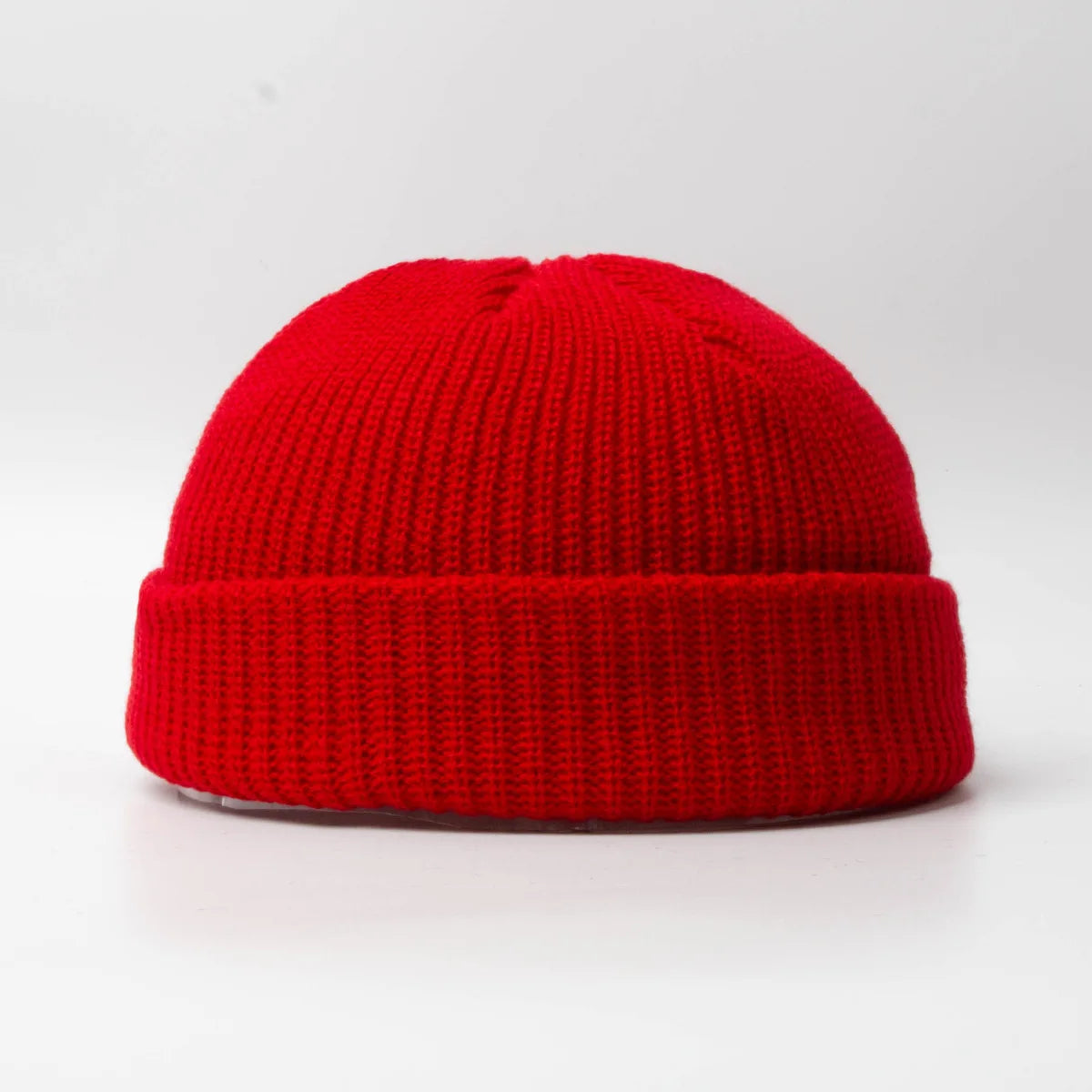 Women’s Y2K Gothic Beanie – Winter Knit Skull Cap with Metal Ring Detail, Harajuku Hip Hop Streetwear Hat