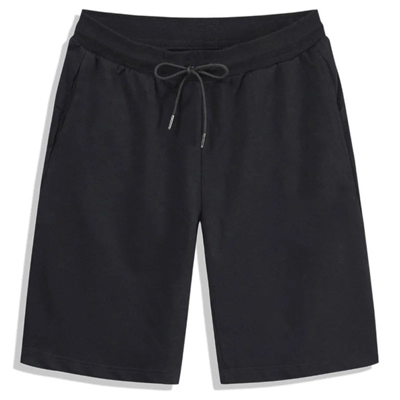 Men’s Casual Sports Shorts – Elastic Drawstring Jogger Shorts