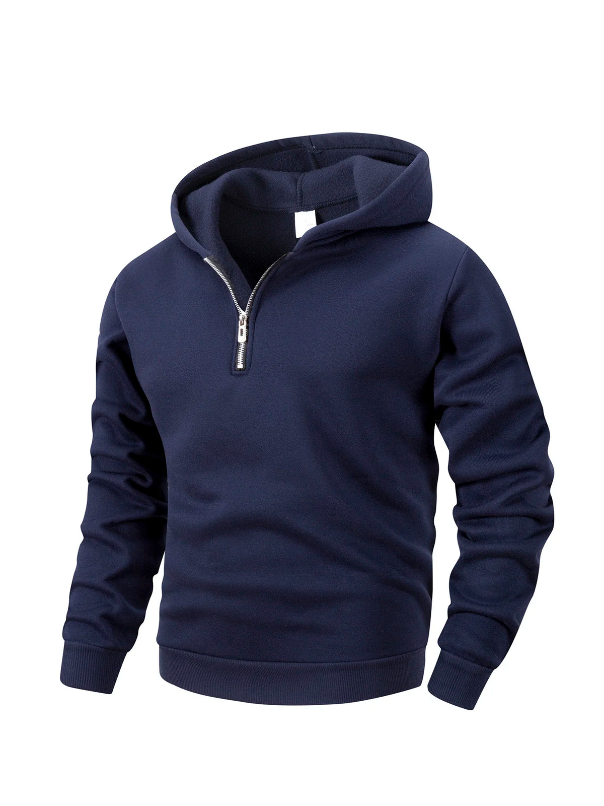 Men’s Half-Zip Hoodie – Loose Fit Long Sleeve Sweatshirt | Autumn Casual Pullover