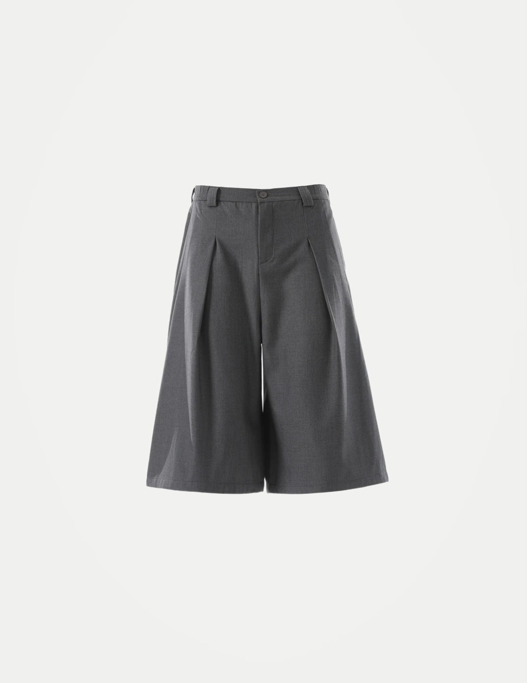Men’s Japanese Streetwear Wide-Leg Shorts – Loose Fit Calf-Length Casual Suit Pants | Summer