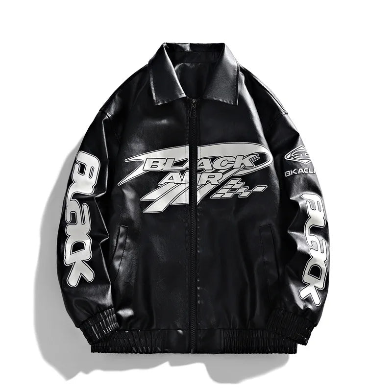 Men’s 2026 PU Leather Jacket – Spring/Summer Motorcycle Biker Coat, Trendy Asian Fit