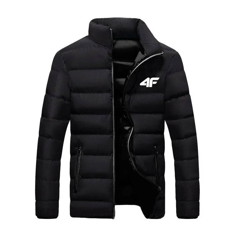 Men’s Waterproof Winter Jacket – Warm Windbreaker Coat, Casual Zip-Up Outdoor Jacket