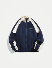 Men’s Reflective Striped Windbreaker Jacket – Hip Hop Streetwear Zip-Up Harajuku Sports Coat