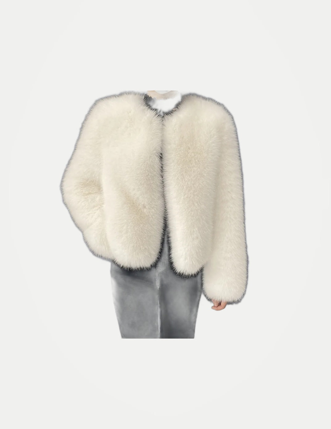 Women’s Luxury Faux Fur Jacket – Fluffy Short Winter Coat, Chic Street Fashion Outerwear
