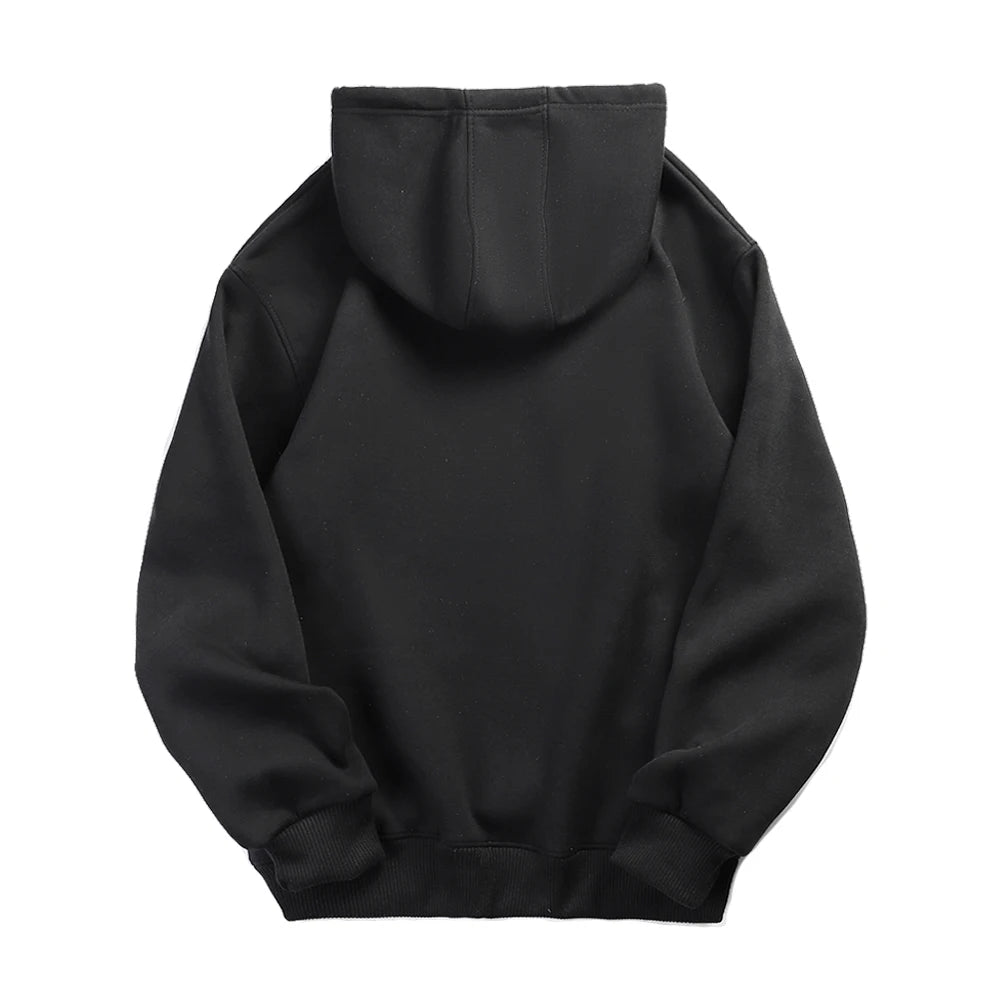 Unisex Oversize Solid Color Hoodie – Casual Pullover Sweatshirt for Spring & Autumn