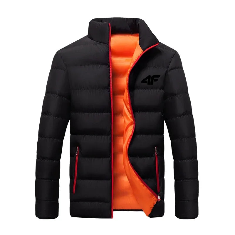 Men’s Waterproof Winter Jacket – Warm Windbreaker Coat, Casual Zip-Up Outdoor Jacket