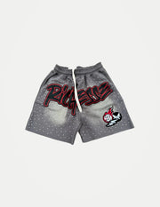 Men’s Y2K Graphic Mesh Shorts – Letter Print Star Streetwear Shorts